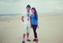 Foto Khairul Fahmi & Leuniey Dating Tepi Pantai