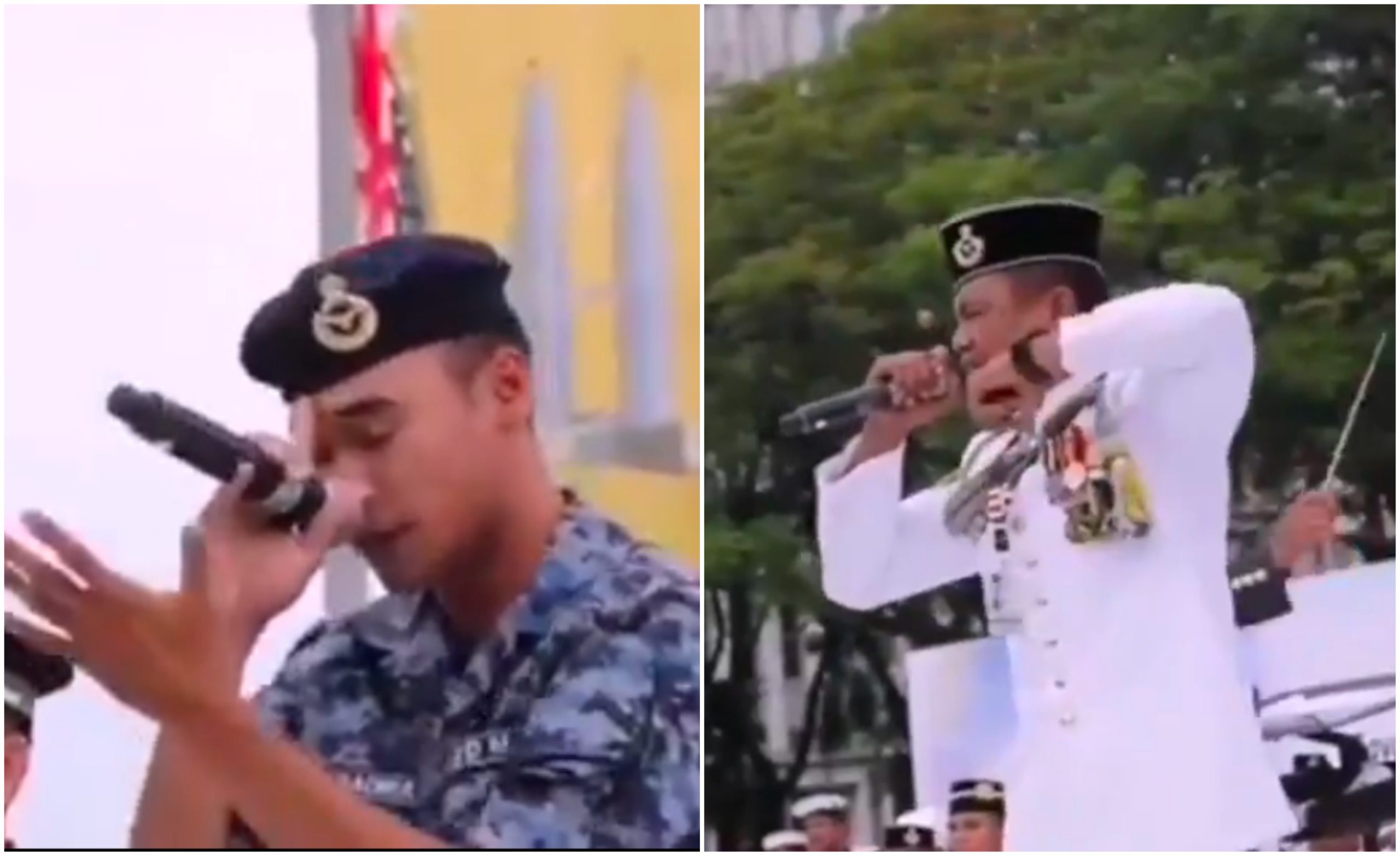 [VIDEO] Bila Abang Uniform Pamer Skill Rap, Susahlah Sonaone Cari Makan. Power Teruk!