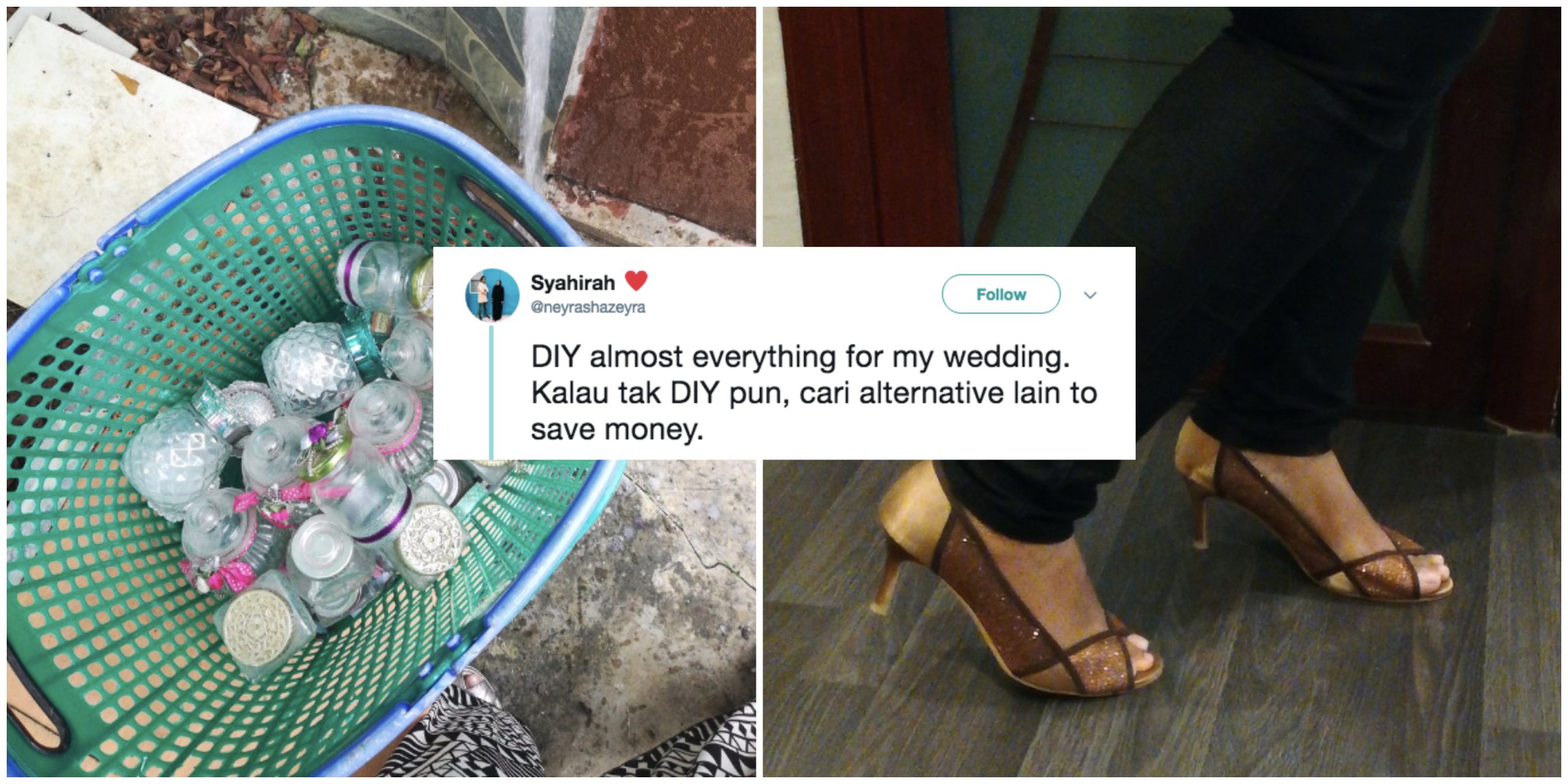 Gadis Ini Ingin Save Duit Dalam Merancang Persiapan Perkahwinan, Lihat Apa Dia Buat.. DIY Je Beb!