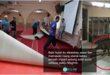 Selepas Babi Hutan Masuk Masjid, Penduduk Kampung Gotong-Royong Sertu Masjid