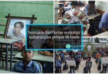 Makin Ramai Terkorban, Pelajar Gaza Letak Potret Rakan Dalam Kelas Undang Sayu
