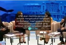 UPM Minta Pensyarah Gelar Pekerjaan Hantar Makanan Tak Bermaruah Mohon Maaf
