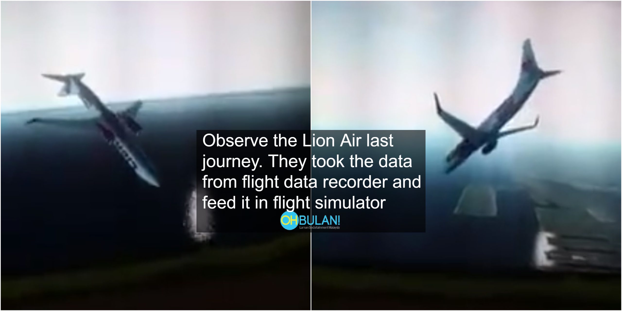[VIDEO] Simulasi Tragis Pesawat Lion Air Sebelum Terhempas