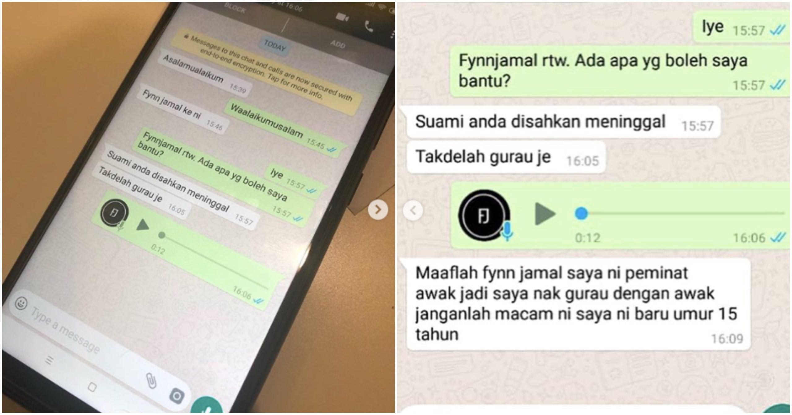 Tiba-Tiba Di ‘Prank’ Suami Meninggal, Fynn Jamal Naik Hantu