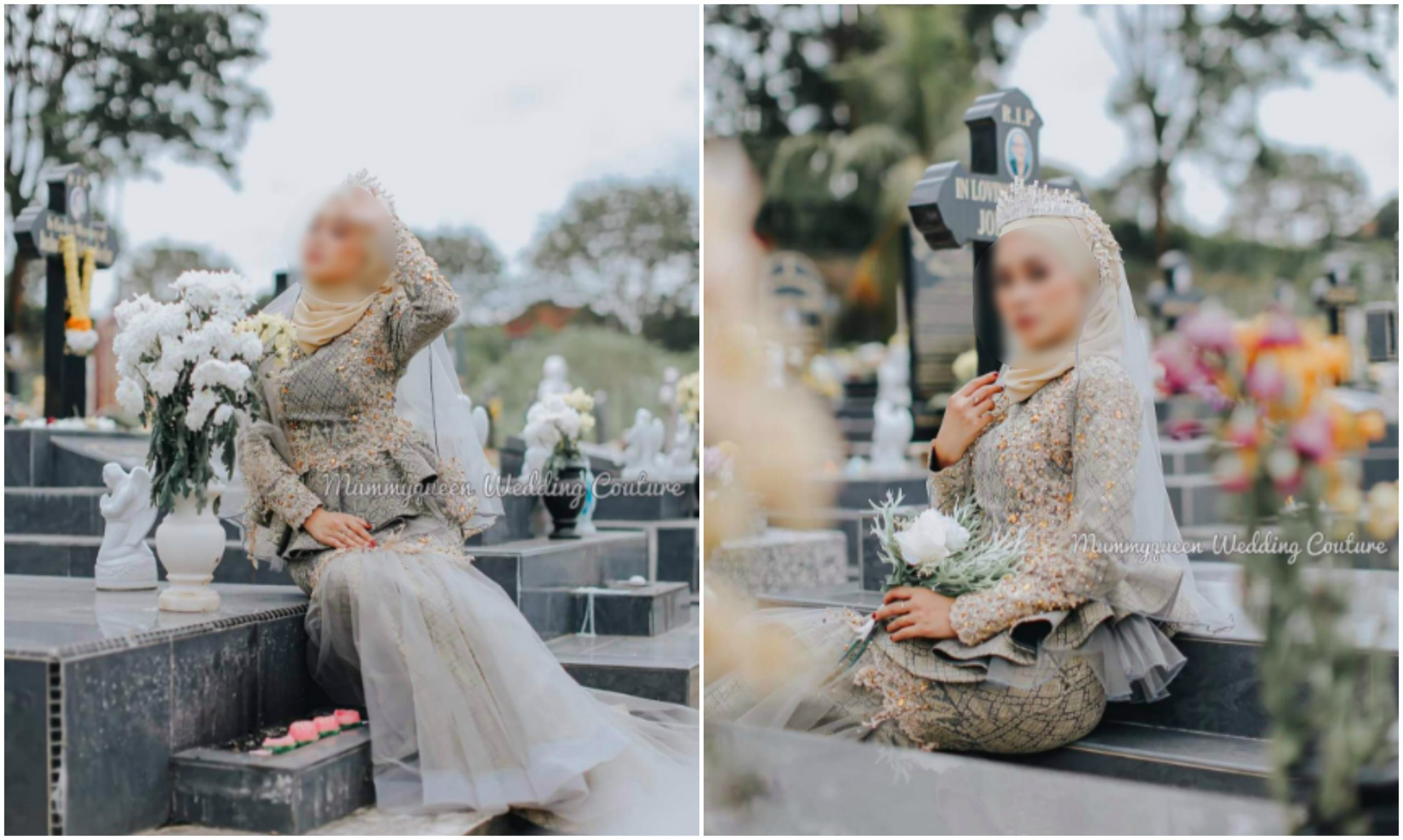 Model Pengantin Tak Dimaklum Penggambaran Di Kubur, Dakwa Jadi Mangsa Khianat Pemilik Butik
