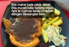 Chicken Chop RM 2.99 Ini Viral Tapi Respon Netizen Buat Kami Geleng Kepala, Murah Pun Salah?