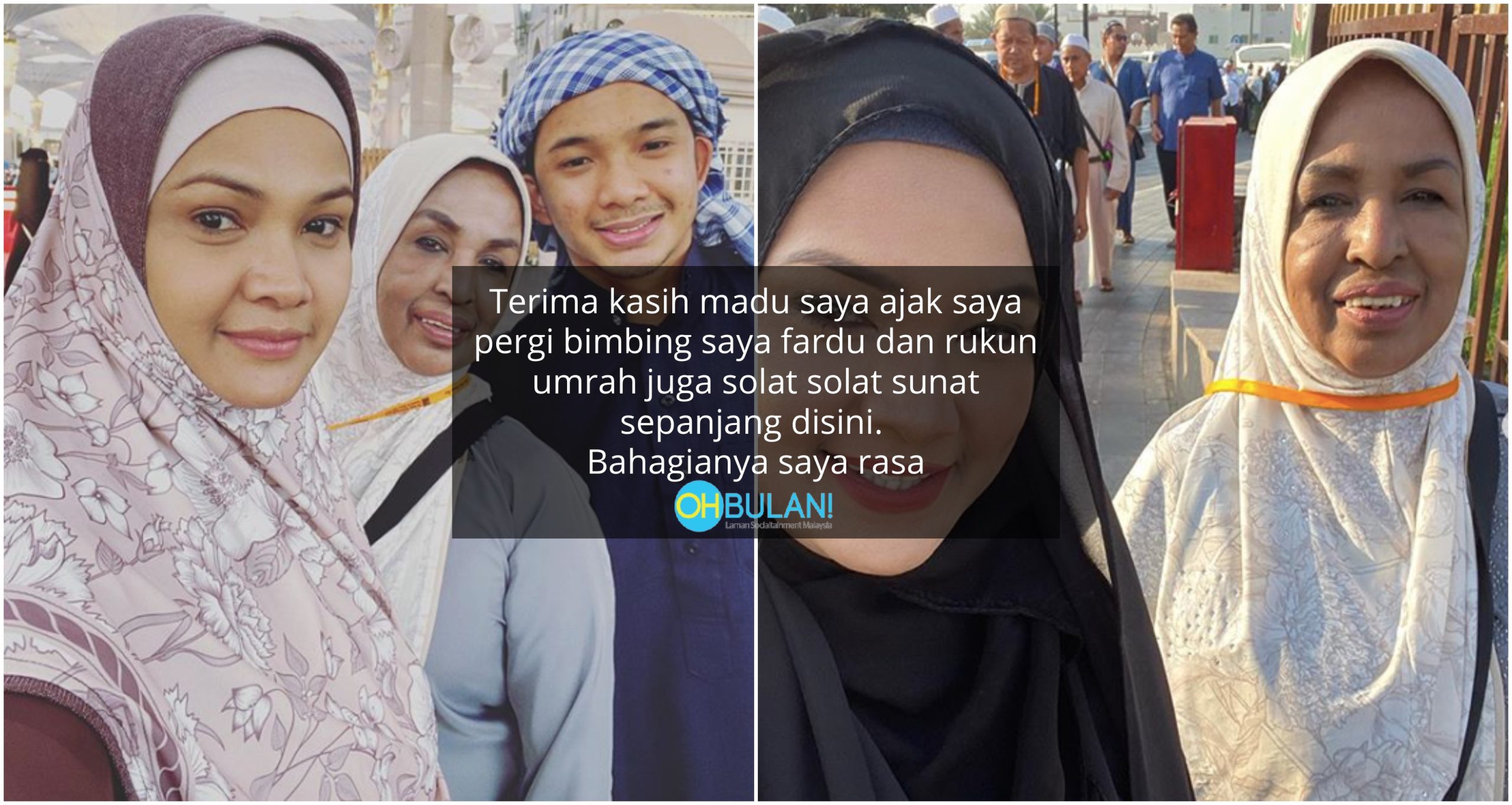 Tunai Umrah Bersama, Zarina Bersyukur Dapat Madu Yang Baik, Bimbing Ke Arah Kebaikan