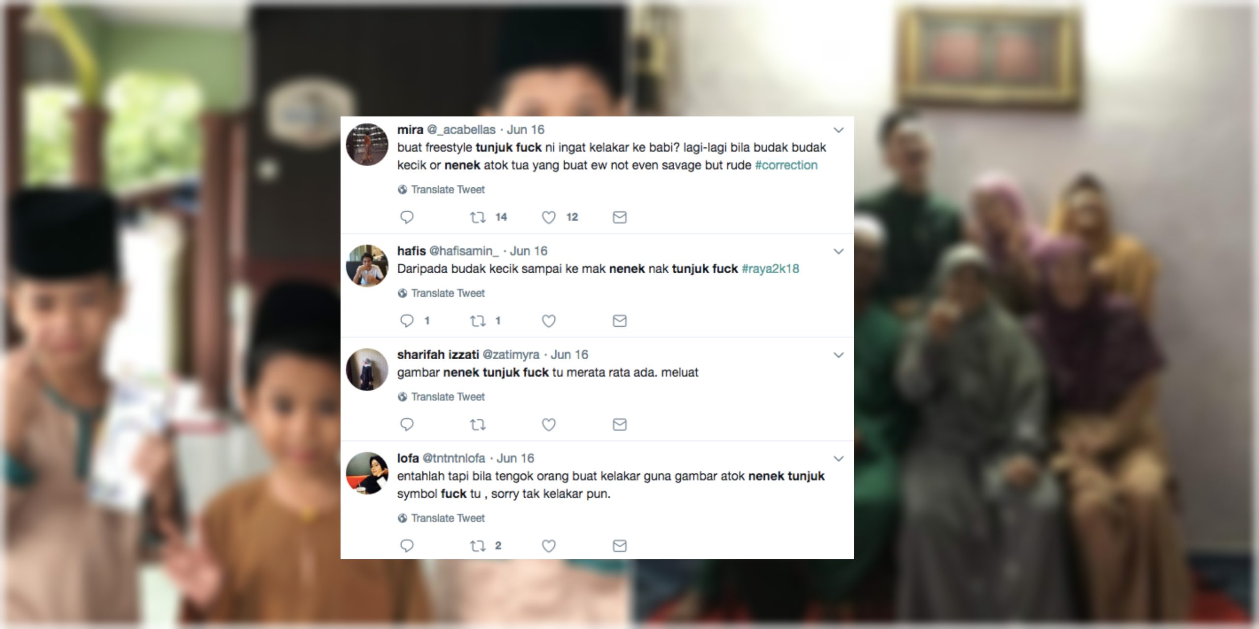 ‘Bukan Savage Tapi Kurang Ajar’- Foto Tunjuk F**ck Kini Jadi Trend Di Sosial Media?