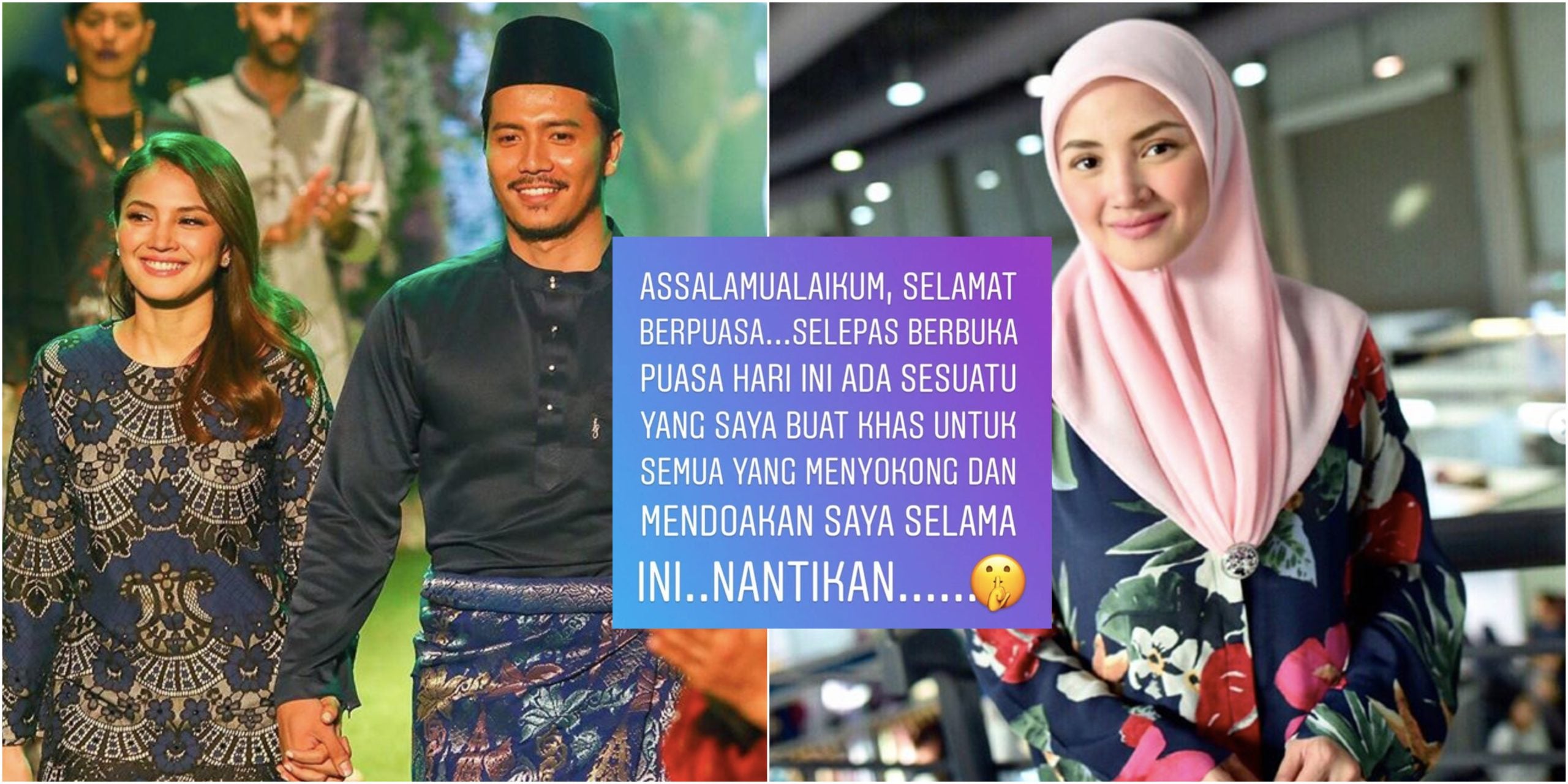 Fattah Amin Ingin Umum Sesuatu Di Instagram, Peminat Jangkakan Fazura Hamil Tapi Sebenarnya.. Kena Troll Beb