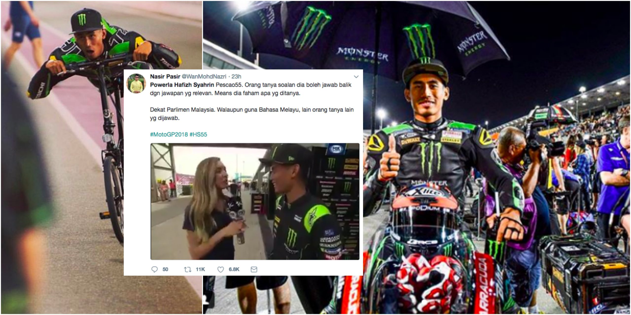‘Ini Baru Atlet Berkualiti!’- Video Interview Hafizh Syahrin & Wartawan ‘Mat Salleh’ Ini Buat Netizen Bangga