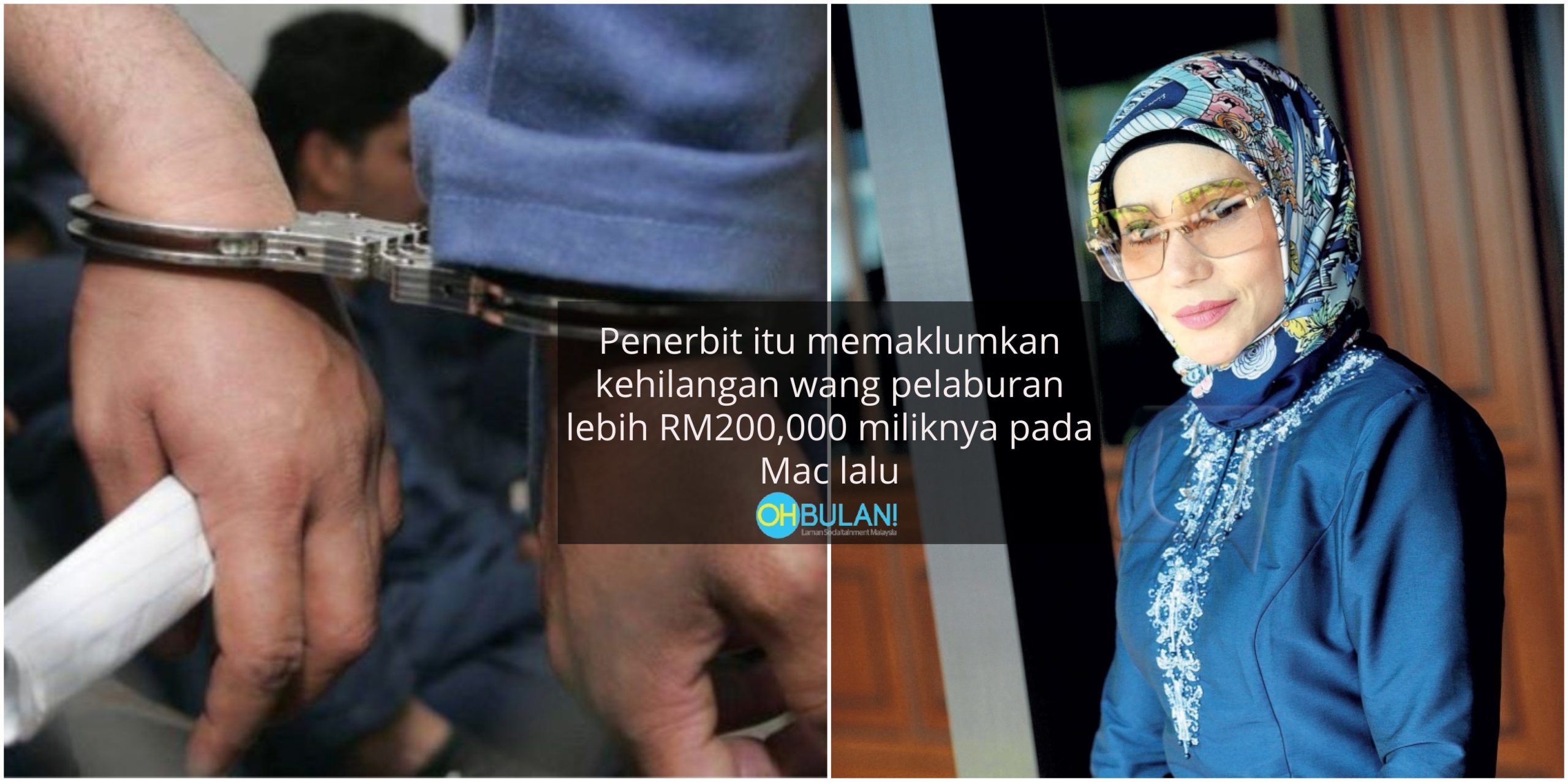 Didakwa Songlap RM200,000 Duit Pelaburan A. Aida, ‘Polis’ Gerak Khas Ditahan