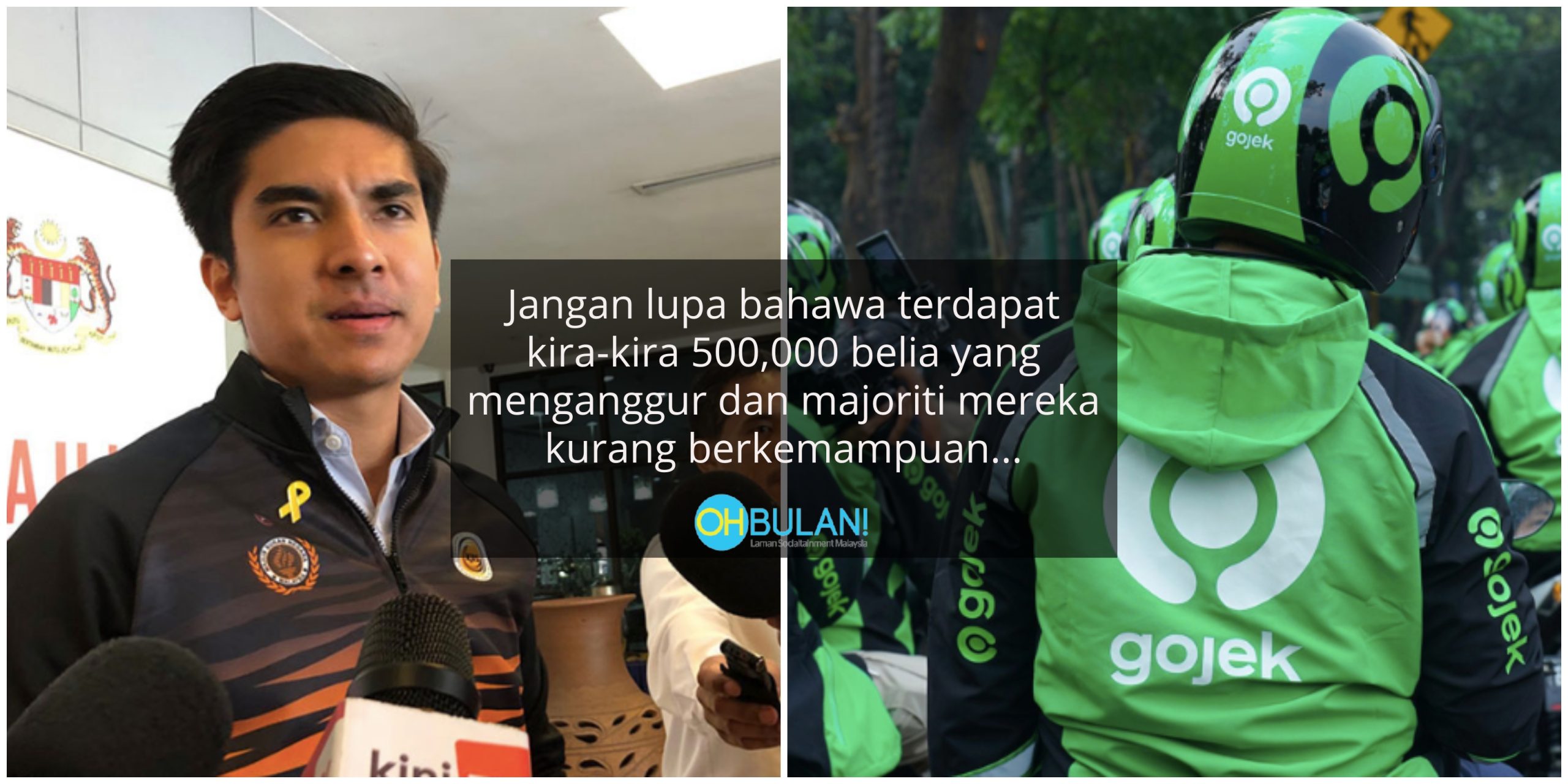 ‘500 Ribu Belia Menganggur & Tak Berkemampuan’ – Syed Saddiq Tetap Nak ‘Buat’ Gojek