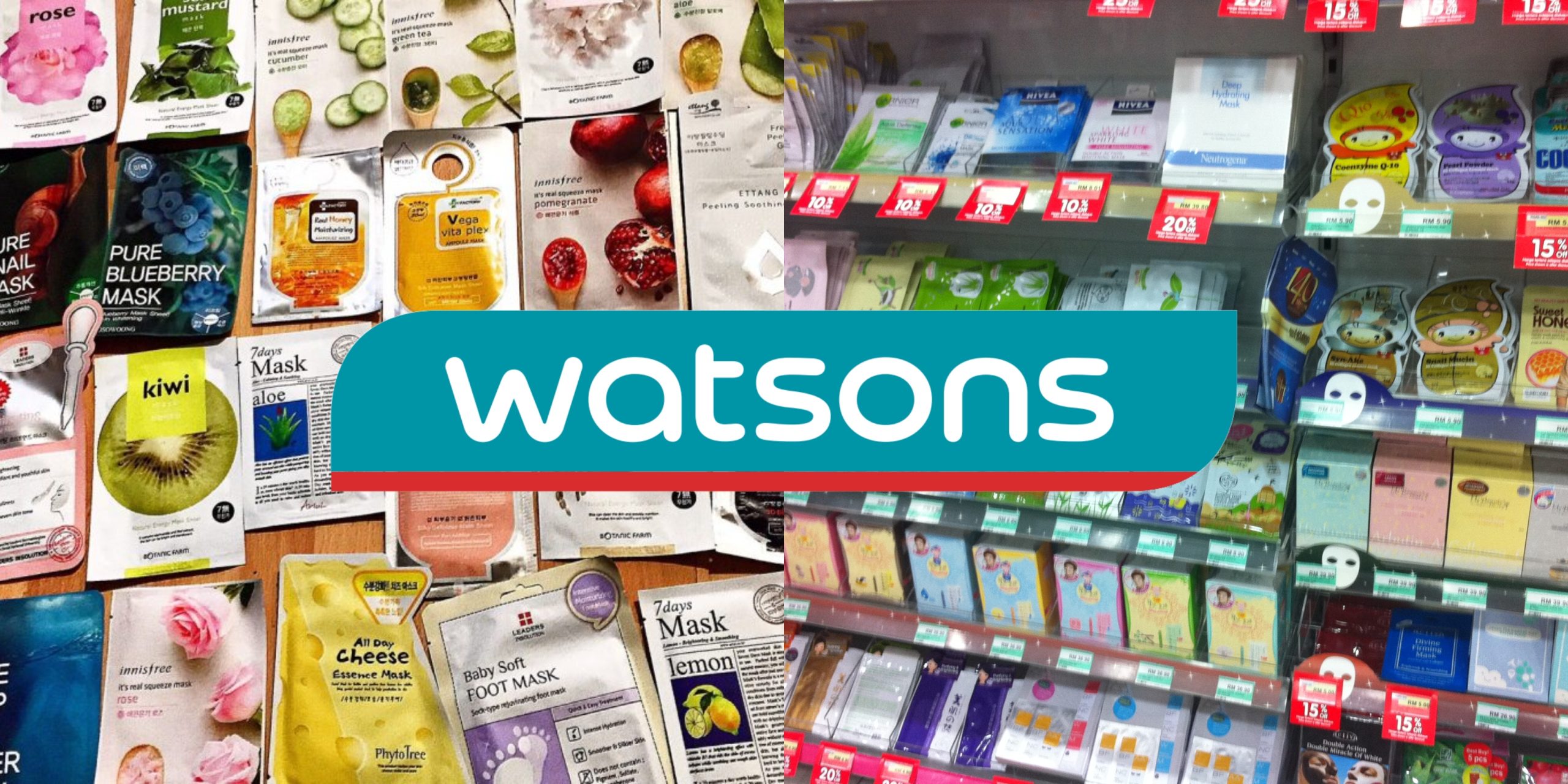 Nak Kulit Cantik Raya Ni? Promosi Facial Mask Di Watsons Murah Giler, Baik Serbu Cepat!