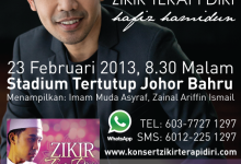 Konsert Zikir Terapi Hafiz Hamidun Di Johor Februari Ini