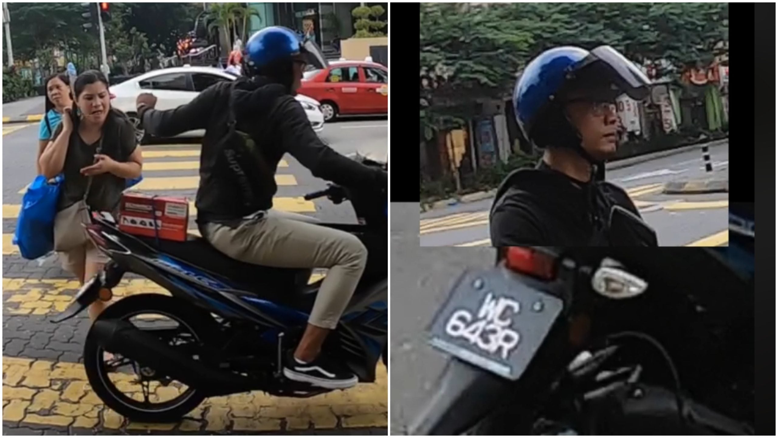 ‘Confim Tak Senang Duduk’ – Lelaki Tak Sengaja Rakam Video Wanita Diragut, Muka & No Plat Semua ‘Clear!’