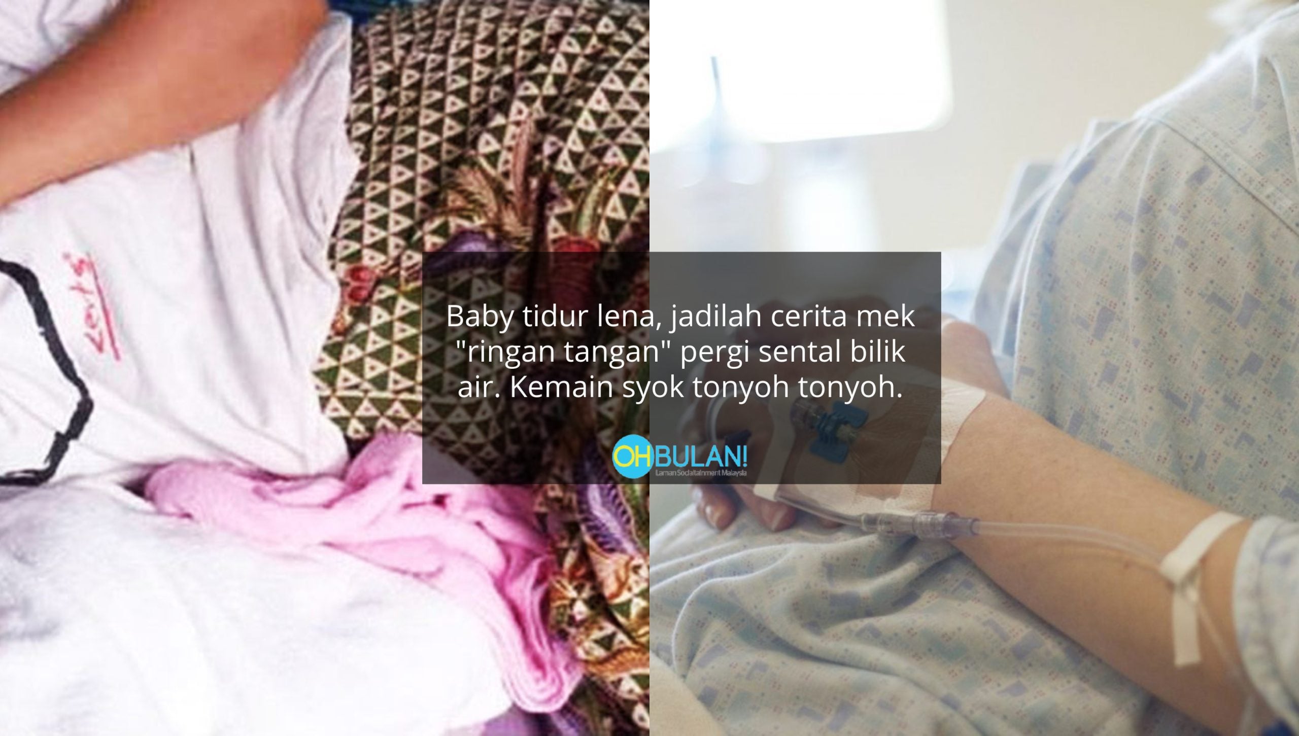 Wanita Tumpah Darah 3 Kali Gara-Gara Sapu Sampah & Sental Bilik Air Hari Ke 4 Berpantang