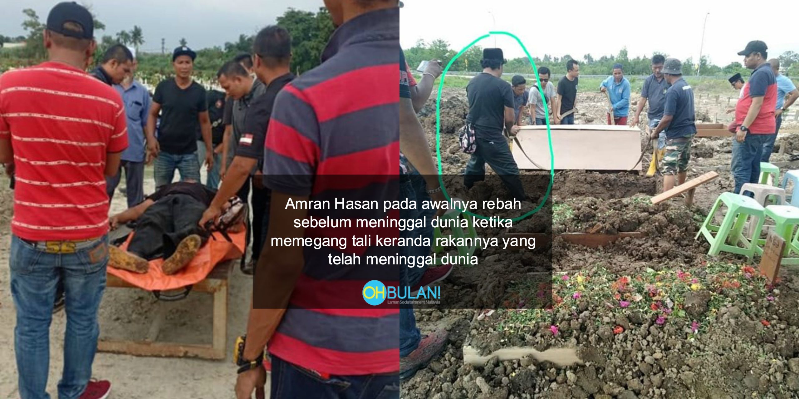 ‘Arwah Jatuh Tersembam Betul-Betul Di Sebelah Liang Lahad Rakan Baiknya’