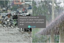 ‘Hujan Lebat, Ribut Petir & Angin Kencang Hingga November’ – Jabatan Meteorologi Malaysia