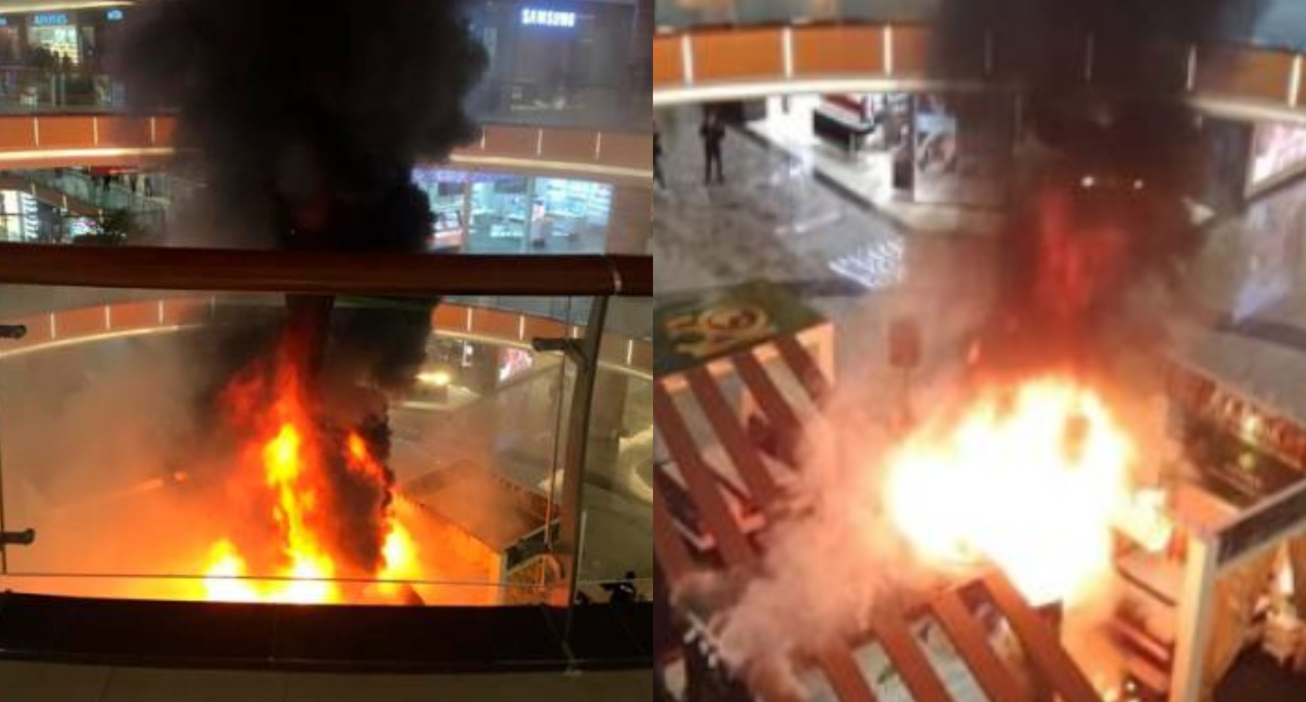 [VIDEO] Pengunjung Cemas Bila Ruang Pameran Perkakas Di Mid Valley Johor Terbakar!