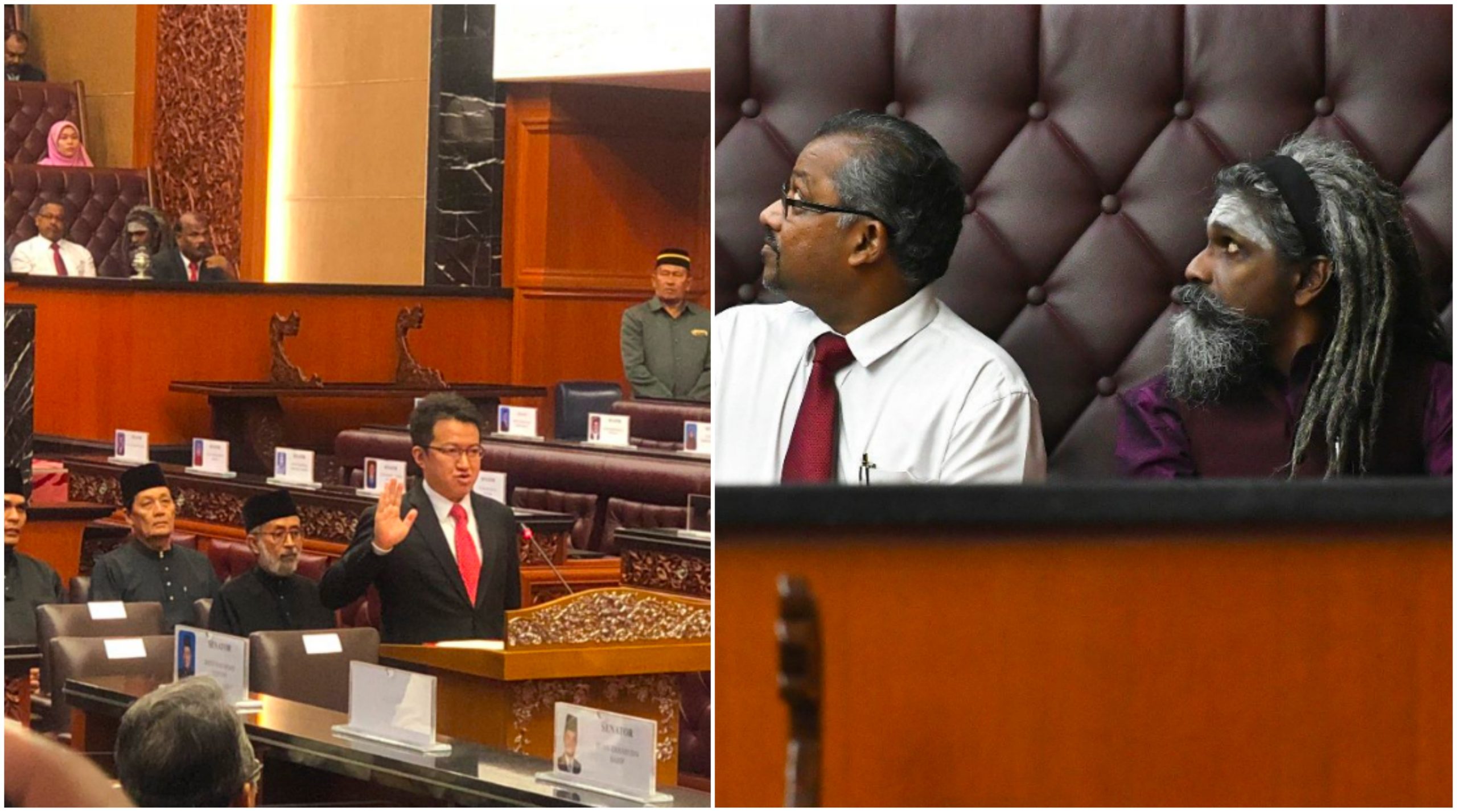 Senator Kesal Tetamu Semasa Upacara Angkat Sumpah Digelar Hantu