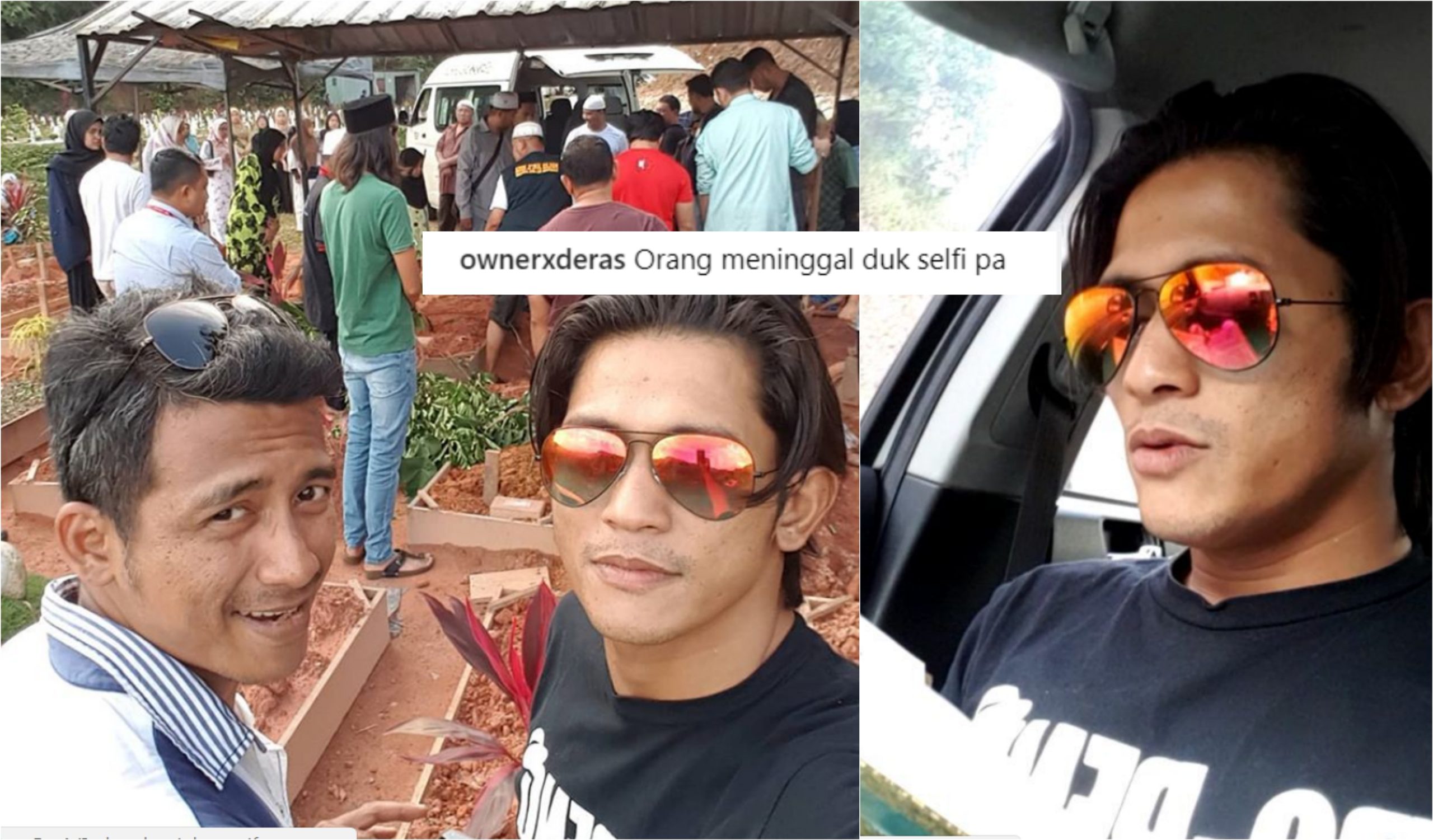 ‘Bodoh Kat Kubur Pun Nak Selfie’ – Muat Naik Swafoto Di Kubur, Johan Ariff Dikritik Netizen