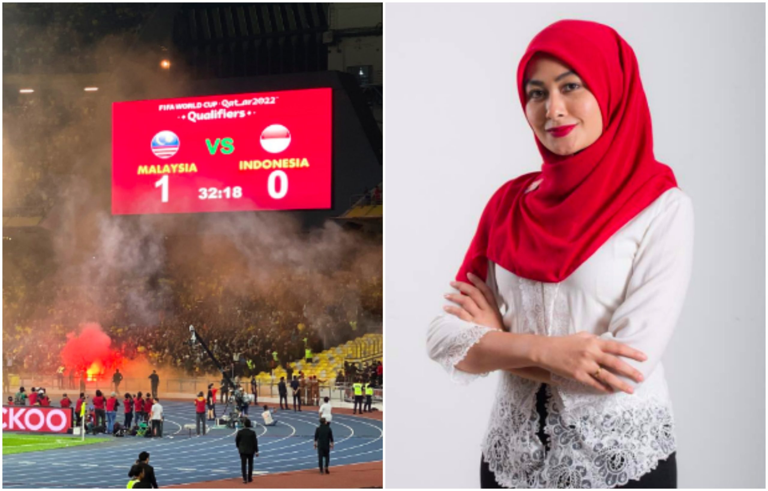 Balingan Suar, Kerusi Melayang Cemari Perlawanan Malaysia-Indonesia, Siapa Yang Mula Dulu?