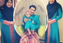 Foto Terbaru Ashraf Muslim Bersama Isteri Pertama, Kedua dan Anak