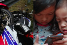 ‘Mama & Baba Pergi Teman Atuk’ – Anak Mangsa Maut Kemalangan Motosikal Yatim Piatu Sekelip Mata