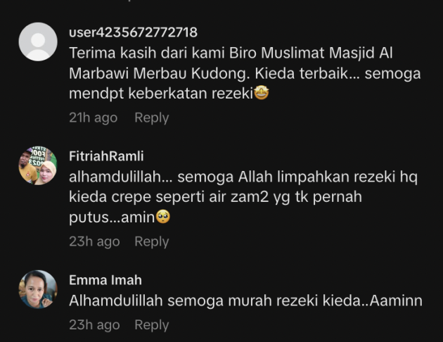 Kieda Crepe Wakafkan Van Jenazah