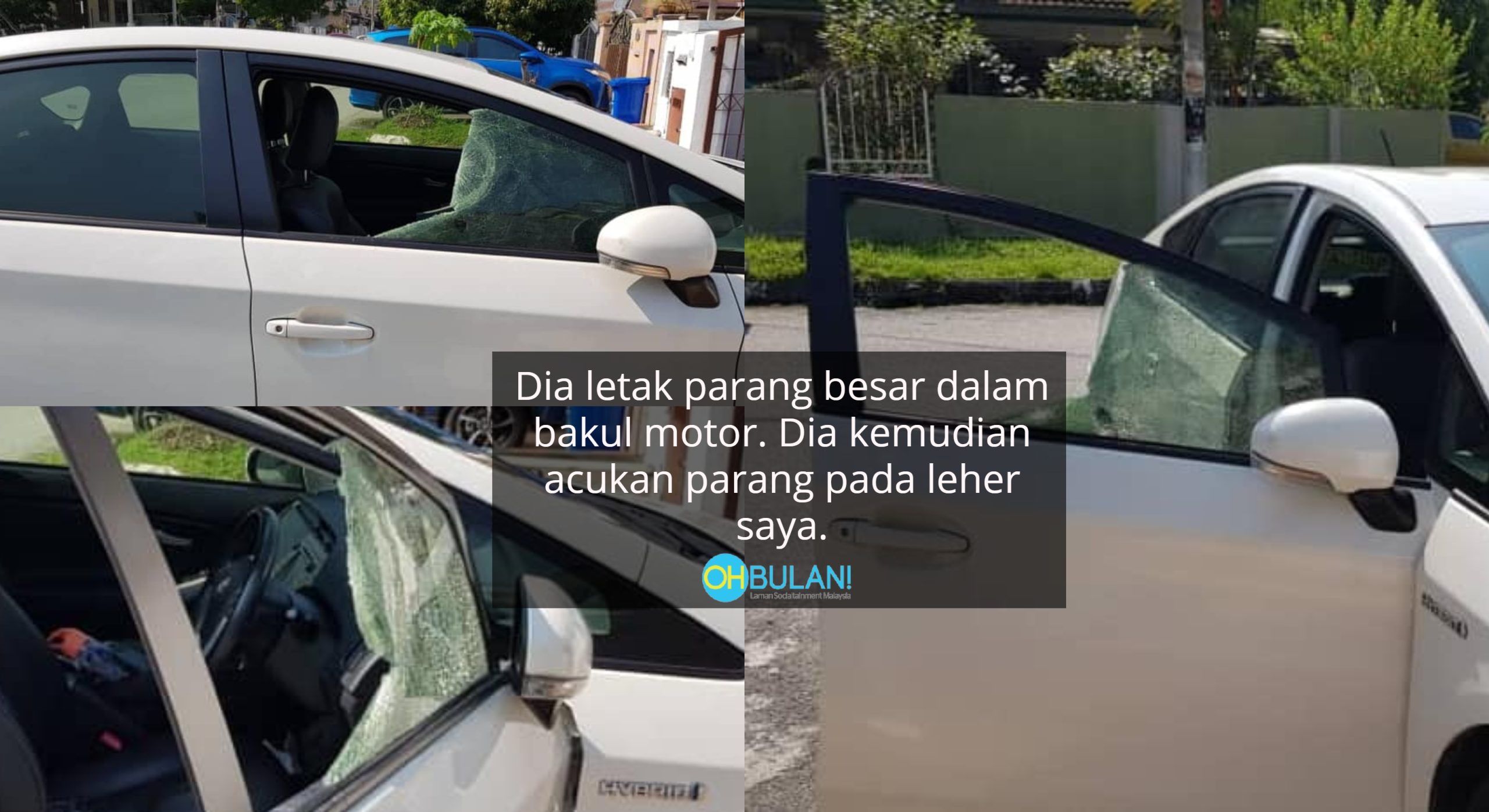 Diacukan Parang Dekat Leher, Gadis Kongsi Detik Cemas Dirompak Depan Pagar Rumah