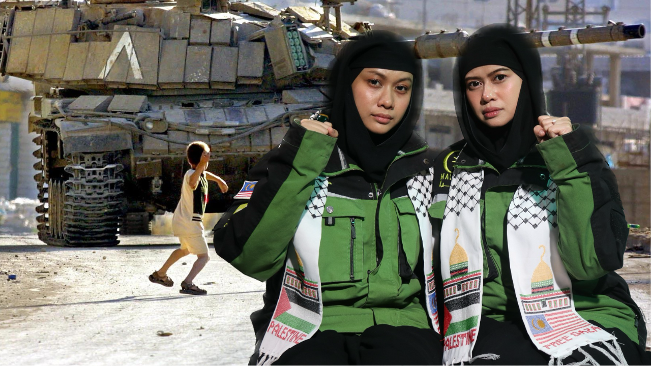 [VIDEO] ‘2 Kereta Kebal Musuh Nak Lepaskan Bom Depan Kami’ – Heliza & Hazwani Helmi Kongsi Detik Cemas Di Palest**