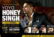 Bollywood : Saksikan “Yoyo Honey Singh & Friends Live In Kuala Lumpur” Disember Ini!