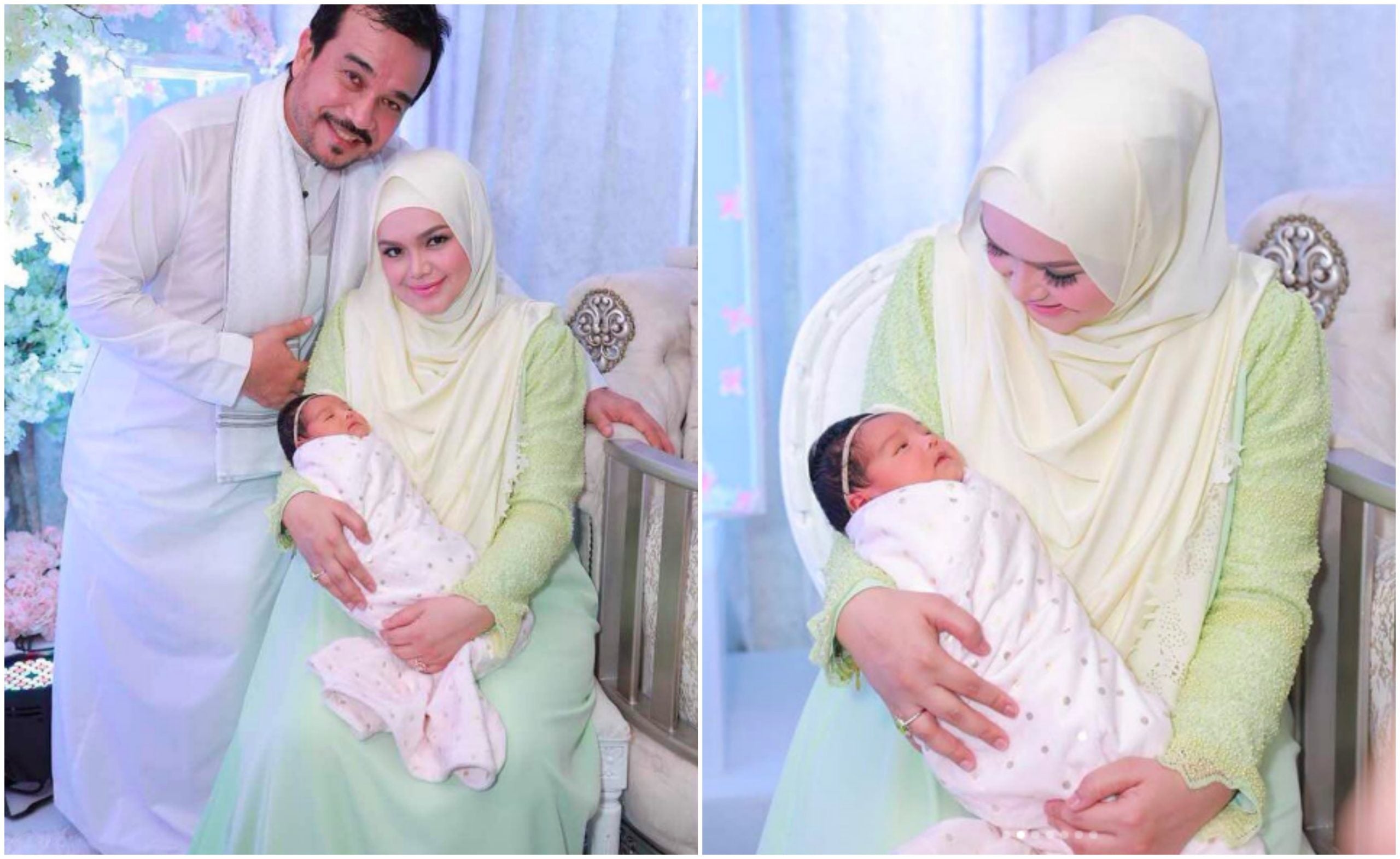 [FOTO & VIDEO] Sekitar Majlis Maulid Nabi, Aqiqah & Tahnik Siti Aafiyah, Comelnya!