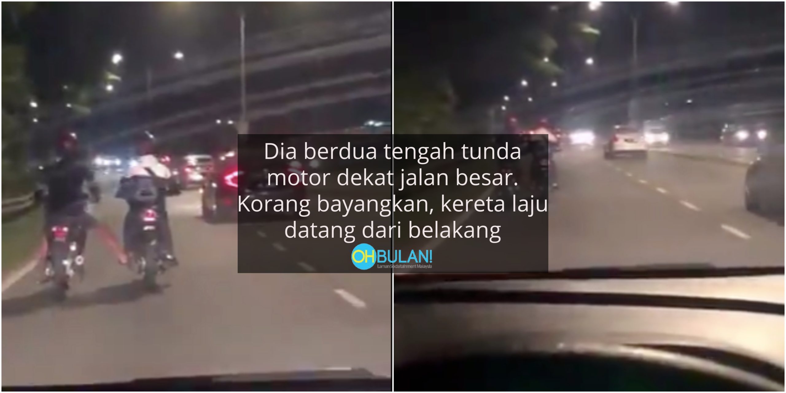 Tolong Buka Double Signal Untuk Alert Kereta Lain, Bantuan Wanita Ini Kepada Mat Motor Dipuji Netizen