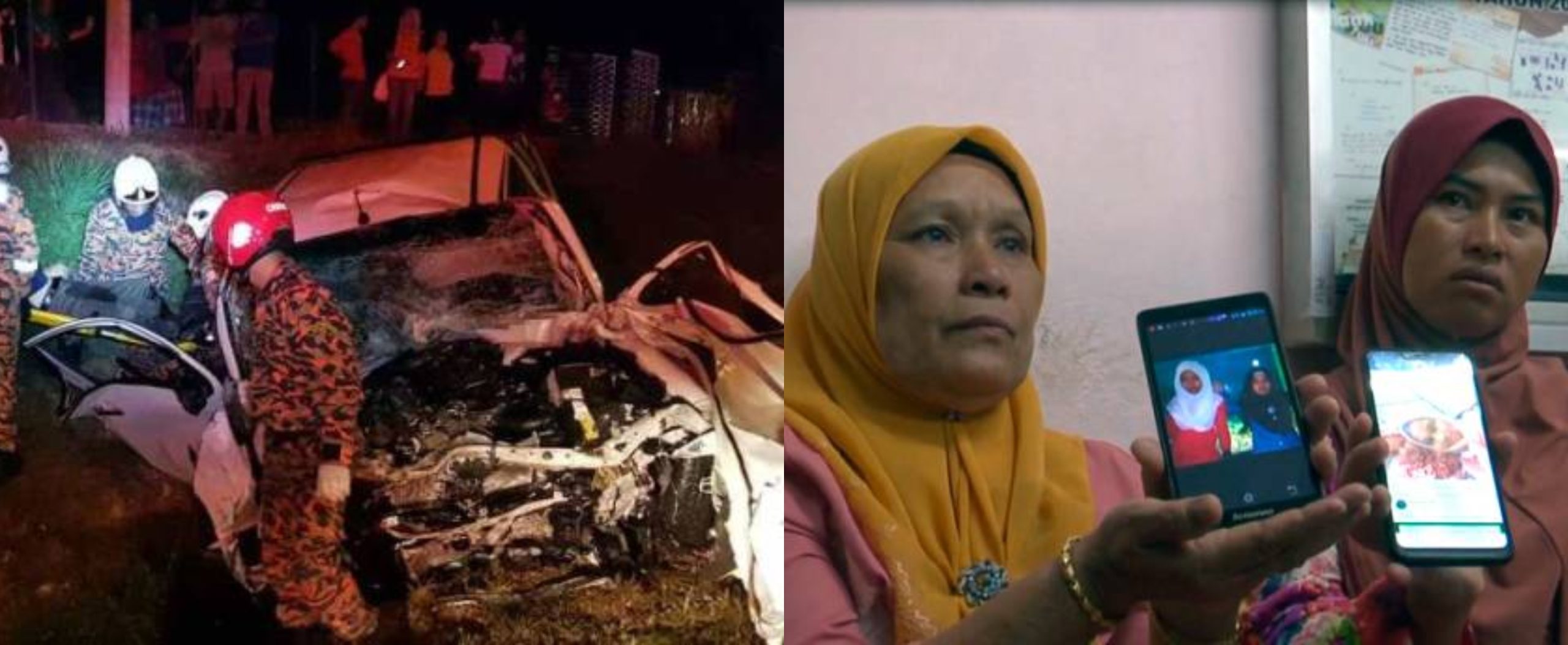 Hajat Nak Pulang Beraya Tak Kesampaian, 5 Beranak Maut Kemalangan