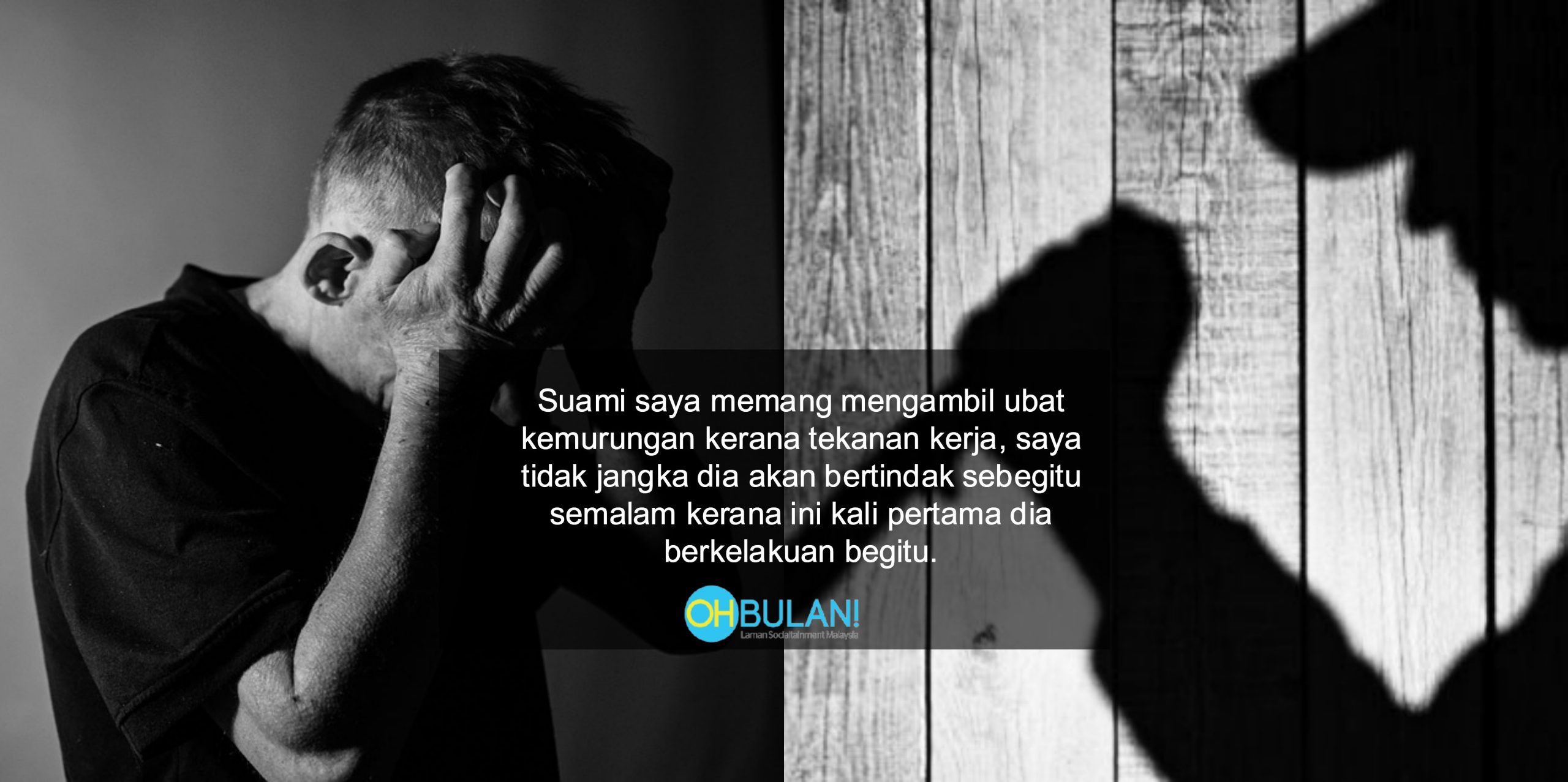 Lelaki Tikam Isteri Sarat Hamil Hidap Kemurungan Akibat Tekanan Kerja