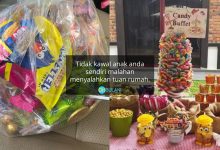 Buang ‘Fake Food’ Ke Dalam Tong Sampah, Individu Ini Dikecam Tak Kawal Anak