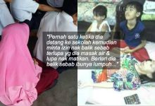 Gadis Kecil Ini Menangis Datang Lewat Untuk Jawab UPSR… Puncanya Sangat Memilukan!