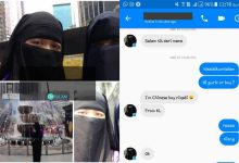 Ditegur Niqabi Di FB, Wanita Ini Terkejut Bila Dapat Tahu Niqabi Itu Seorang Lelaki Cina?