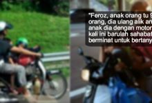 Ulang Alik Angkut Anak Ke Restoran Menaiki Motor, Kisah Bapa 9 Anak Ini Buat Kami Sebak