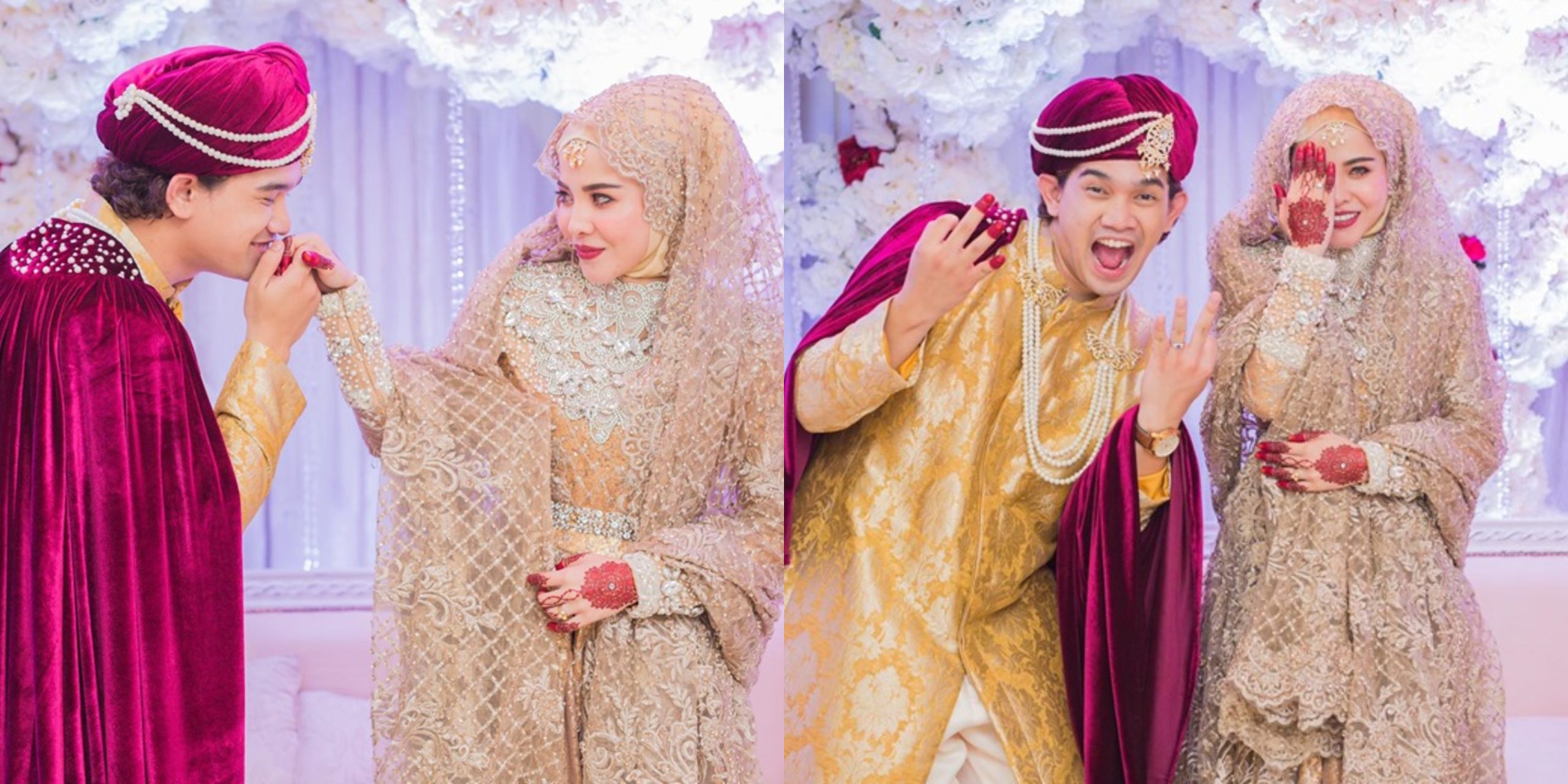[FOTO] Sekitar Majlis Berinai Ardell Aryana & Nadzmi Adhwa, Macam Aladdin Versi Malaysia!