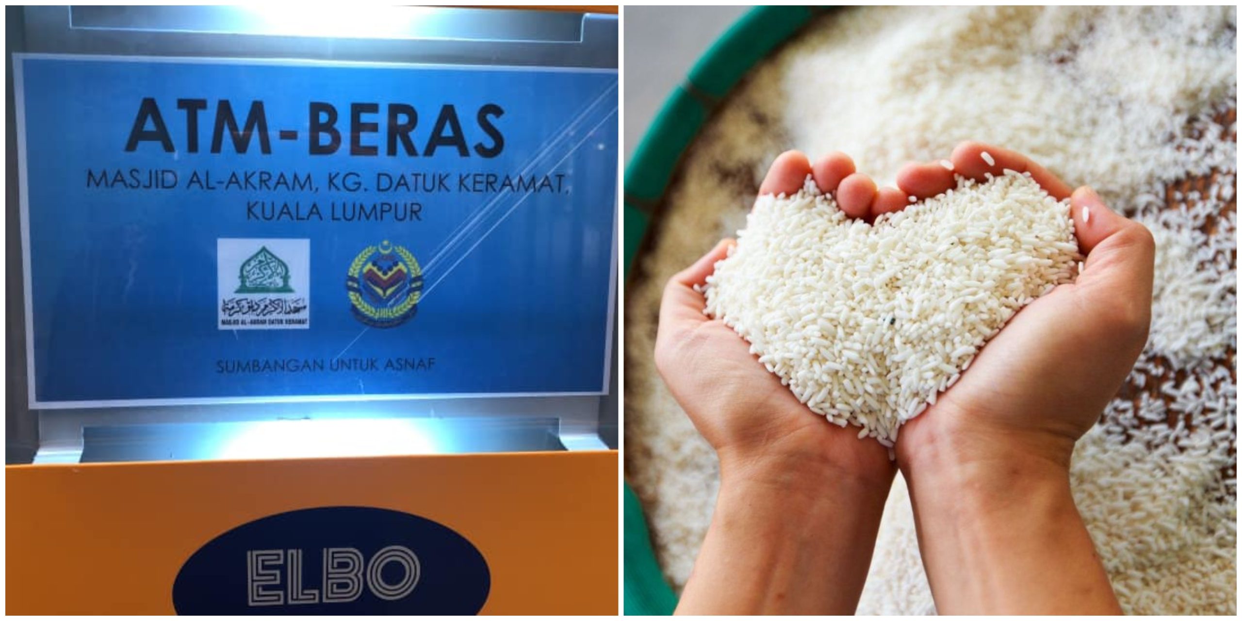 Mesin ATM-BERAS Pertama Di Malaysia Untuk Bantu Golongan Asnaf