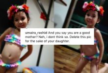 ‘Kenapa Post Gambar Anak Berbikini?’ – Netizen Tegur Fasha Sandha