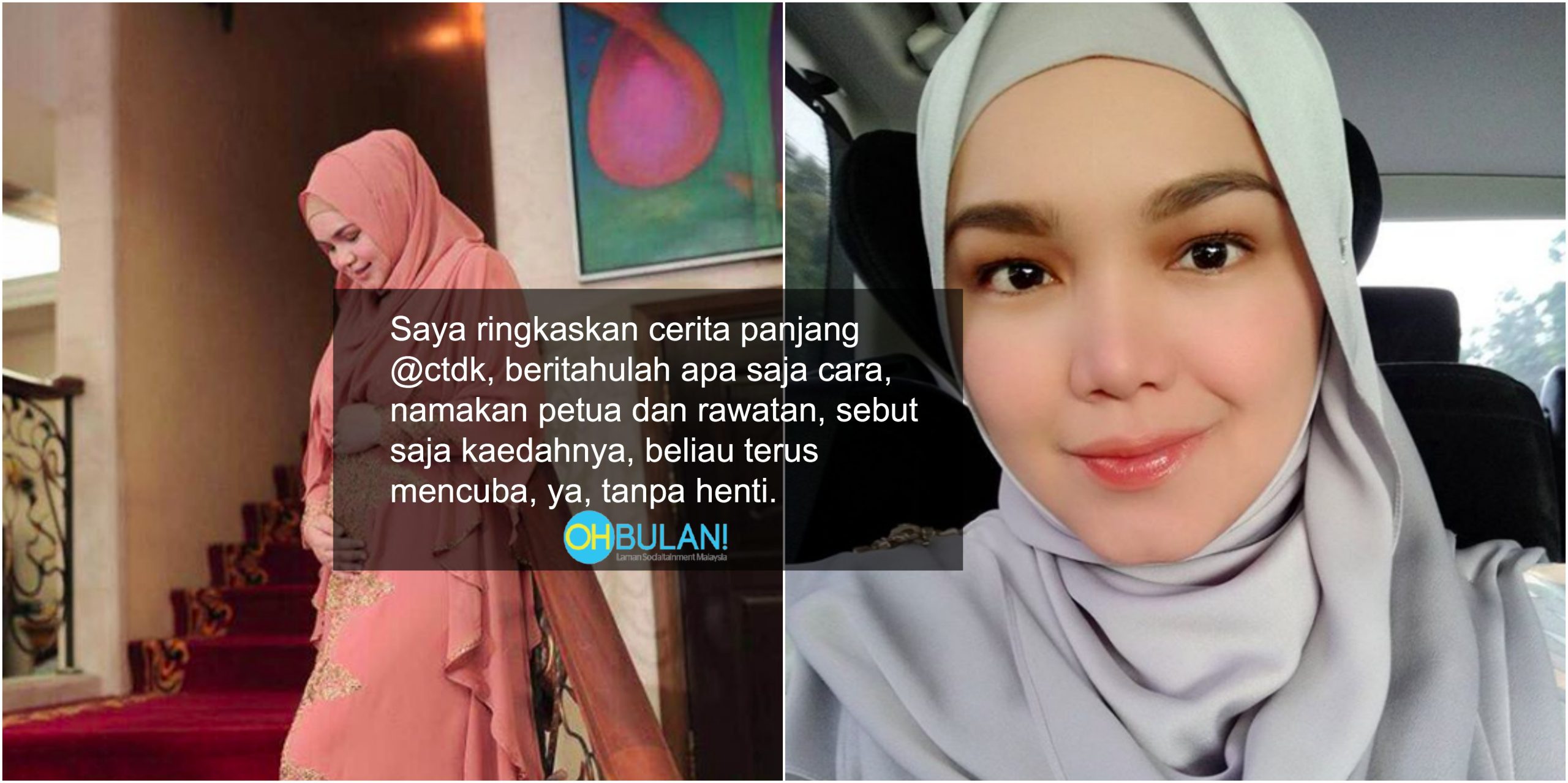 ‘Inilah Pengorbanan Wanita, Demi Mendapatkan Cahaya Mata Dan Zuriat’ – Pembantu Peribadi Siti Nurhaliza