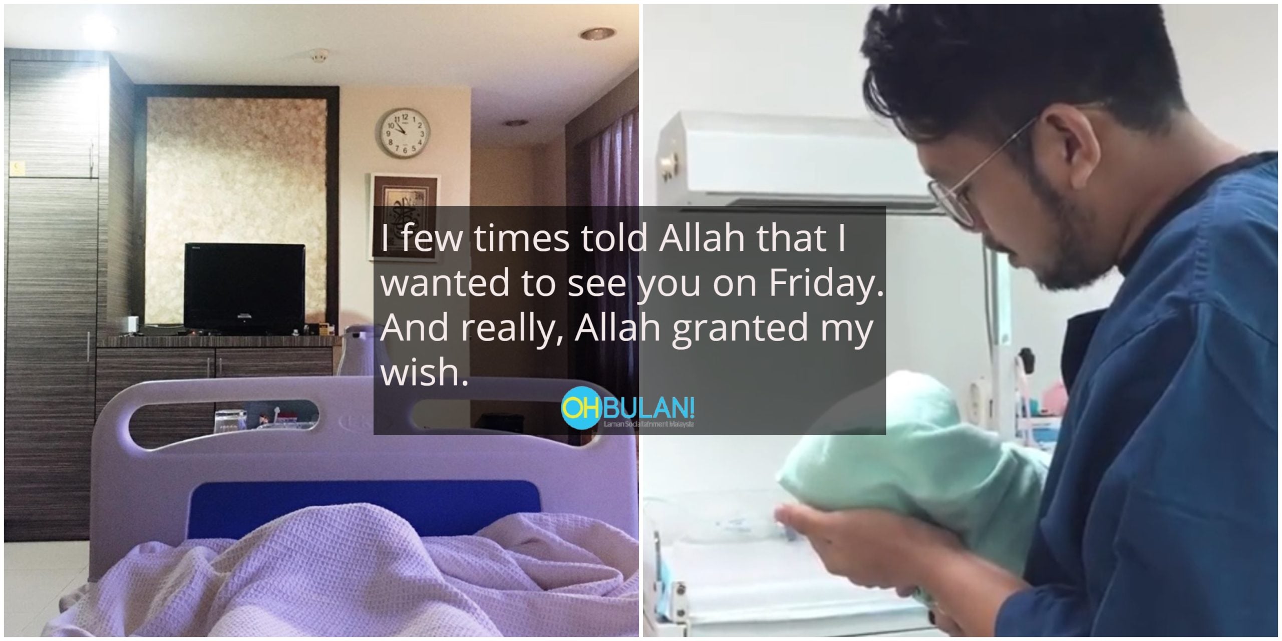 Tasha Manshahar Selamat Lahirkan Bayi Lelaki, Kongsi Detik Sayu Saat Suami Laungkan Azan