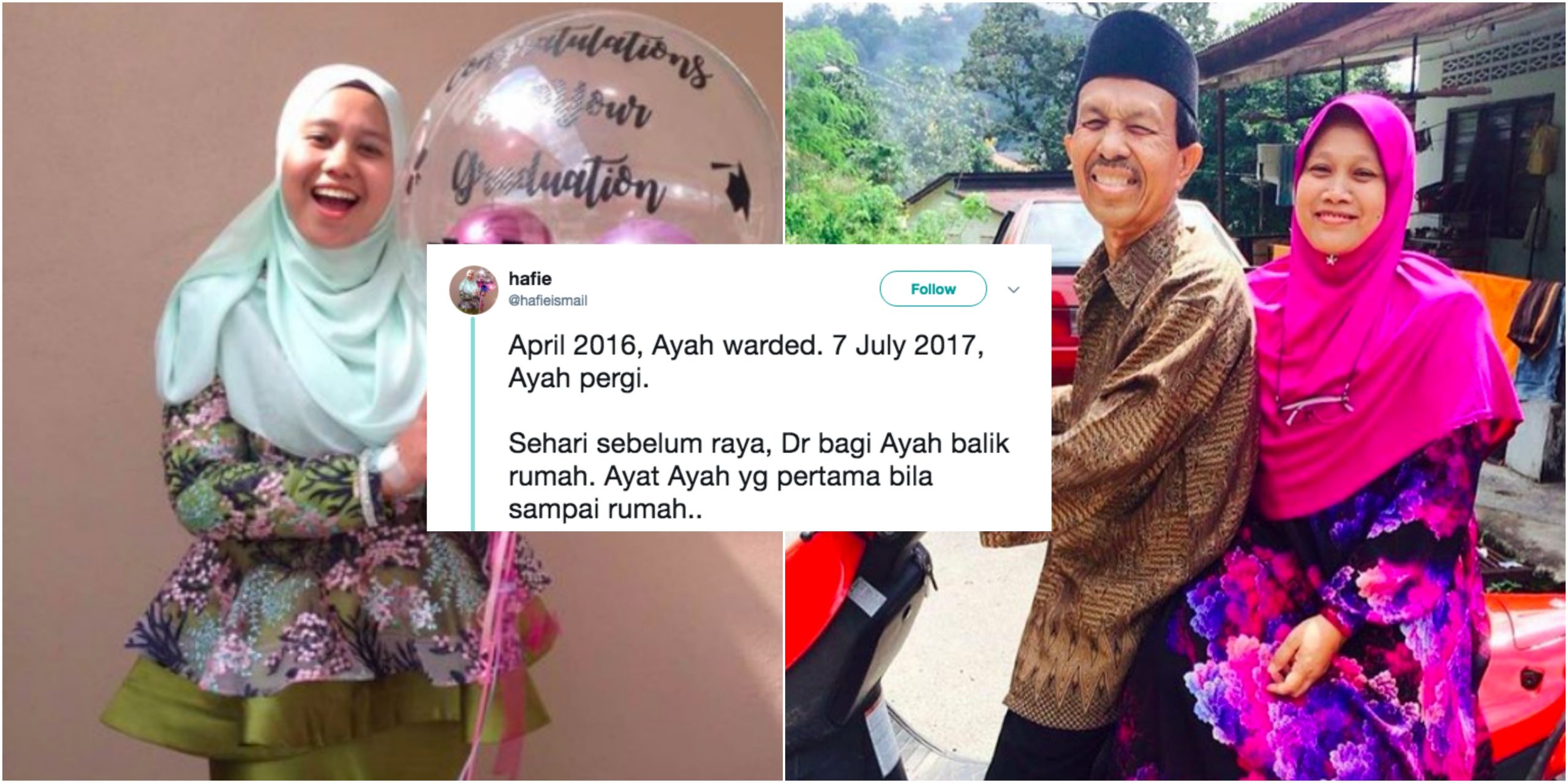 ‘Tolong Angkat, Bagi Mandi Ayah, Ambik Wudhuk Untuk Ayah. Ayah Tak Lama Dah Ni’