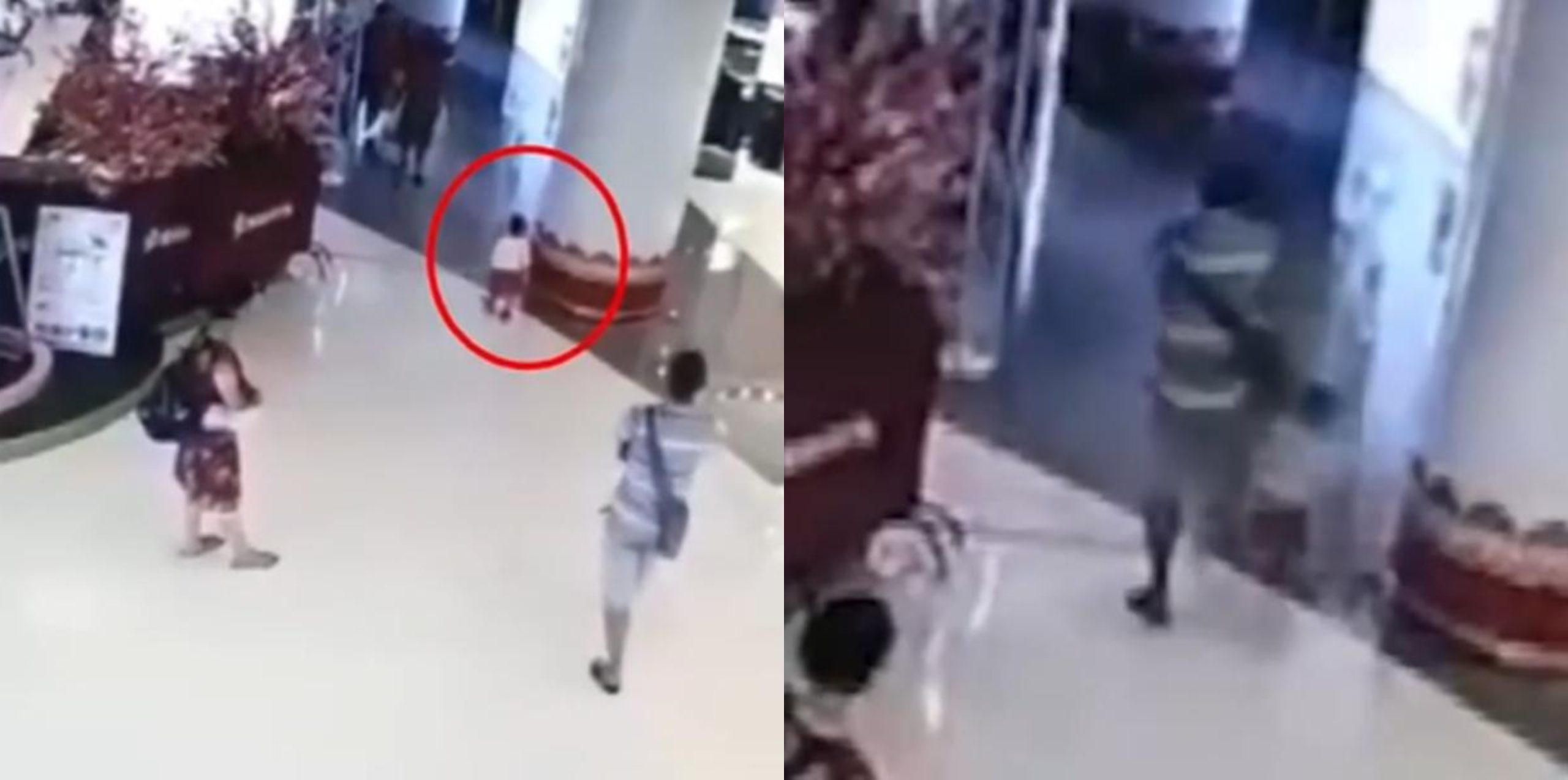 [VIDEO] Kanak-Kanak Berumur Setahun Tiba-Tiba Ditendang Lelaki Di Pusat Beli-Belah