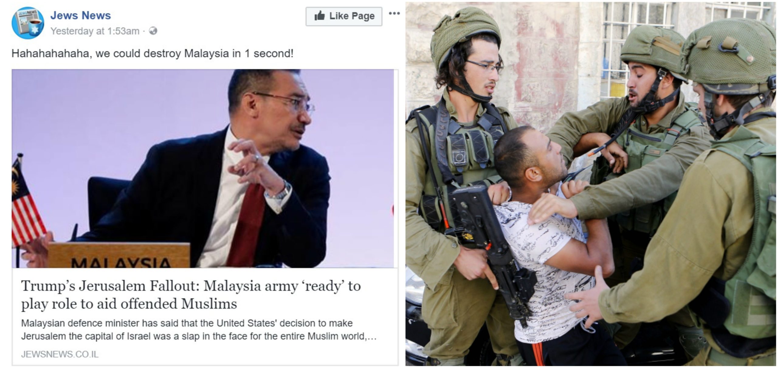 Respon Rakyat Malaysia Bila Portal Berita Israel Dakwa Mereka Mampu Hapuskan Malaysia Dalam 1 Saat.. Ni Kelakar!