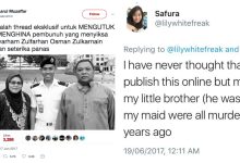 Netizen Kecam Sebar Info Suspek Buli UPNM, Gadis Ini Kongsi Kisah Ibu & Adiknya Dibunuh 8 Tahun Lalu