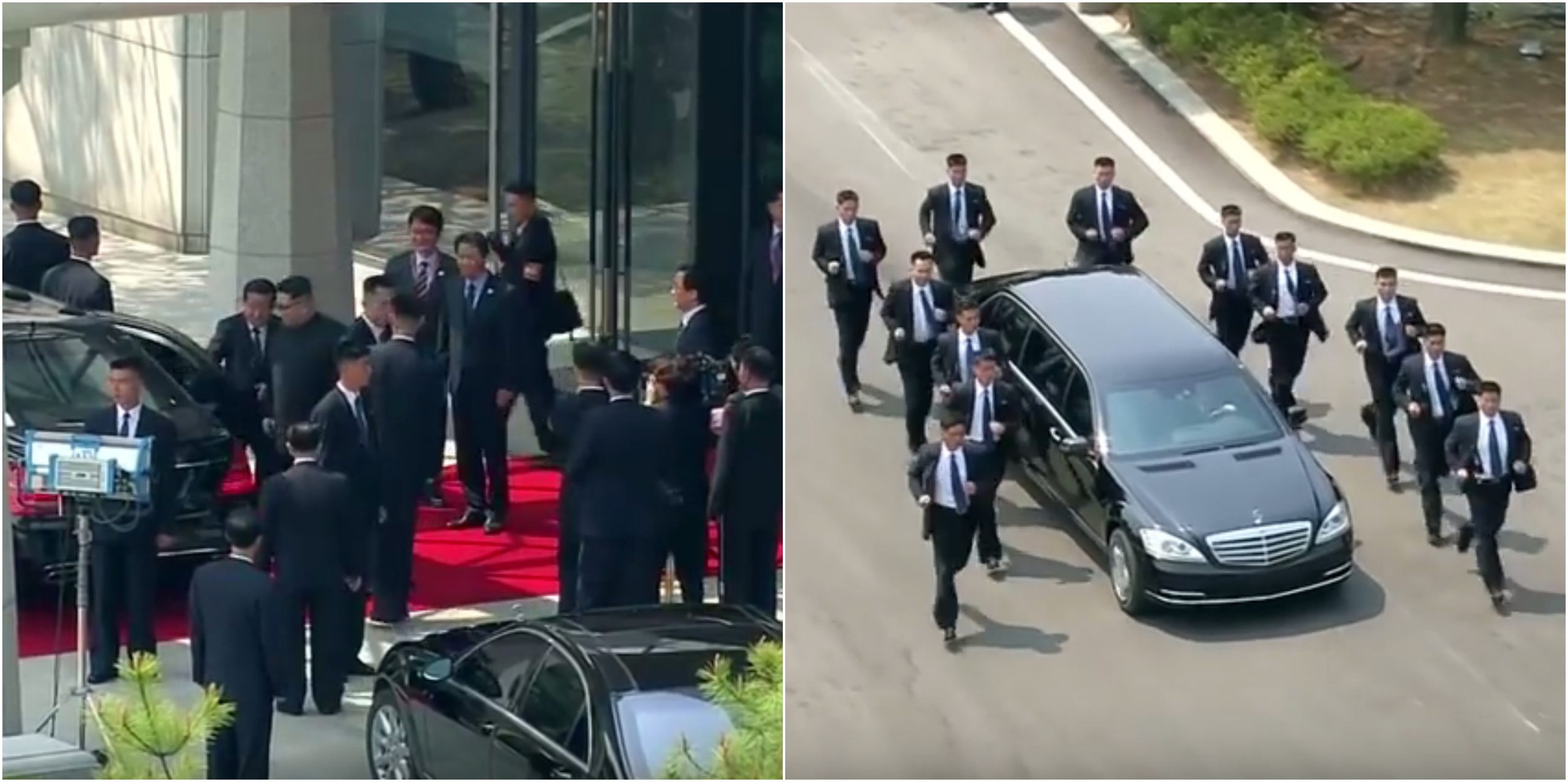 [VIDEO] Lihat Bagaimana 12 Pengawal Peribadi Lindungi Kim Jong-Un.. Sampai Macam Ni Sekali? Biar Betul?